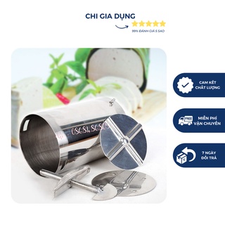 Khuôn Làm Giò Chả Inox (1Kg và 2Kg)
