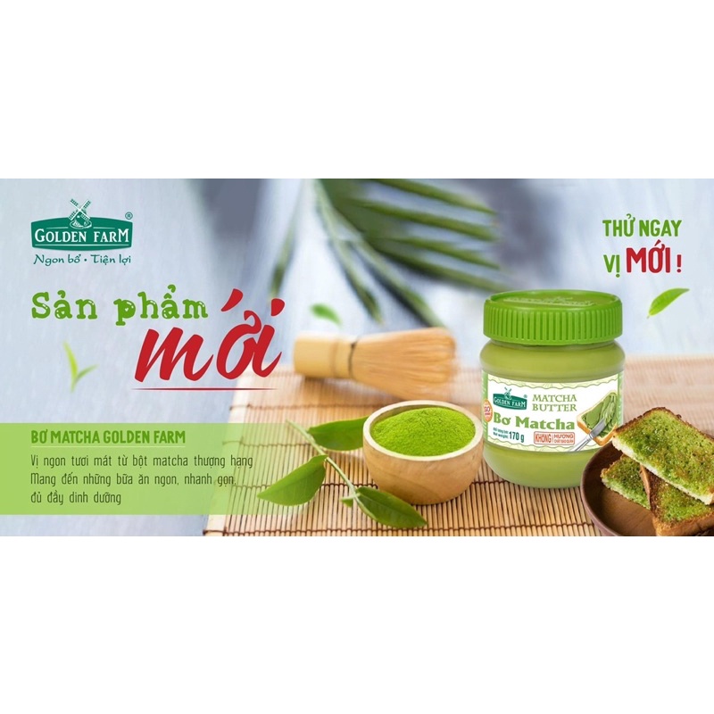 Bơ Matcha Golden Farm