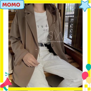 Áo Vest Nữ 💖 𝑭𝑹𝑬𝑬𝑺𝑯𝑰𝑷 💖 Blazer Nữ Chất Đẹp 3 Màu Kem Nâu Đen