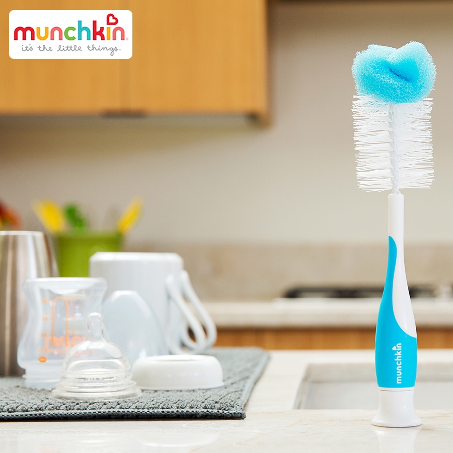 Cọ bình sữa MUNCHKIN MK16020, cọ bình chất liệu an toàn cao cấp - Monnie Kids