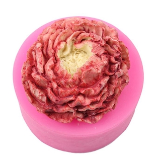 Chocolate Candy Mold Beautiful Peony Flower Mould Cake Baking Tools Diy 3D Bake Ware Mold