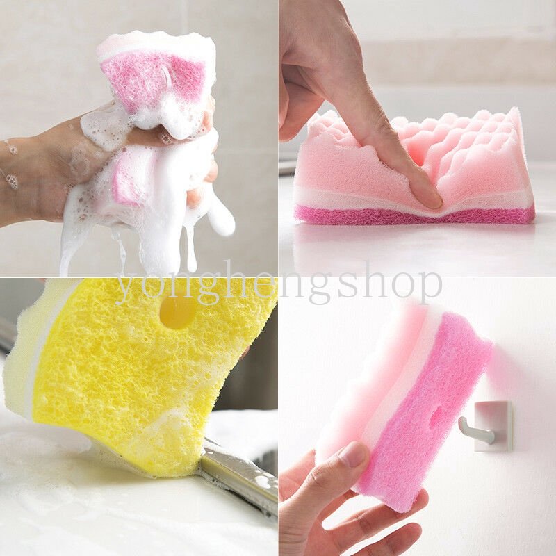 Set 4 Mút Rửa Chén Hình Chữ S Tiện Lợi