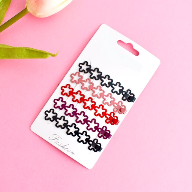 Sỉ 12 vỉ kẹp tóc mái 5 chiếc hình 127k