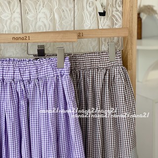 Chân váy kẻ caro Q340