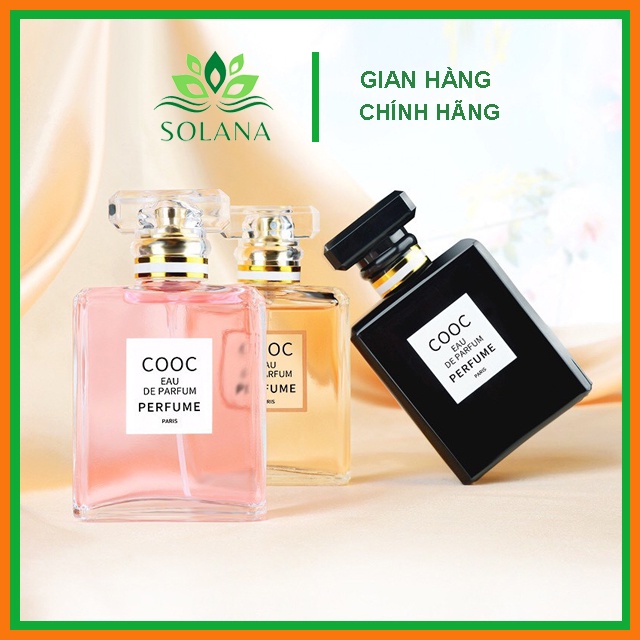 Nước Hoa Nữ Cooc Eau De Parfum Perfume Paris Cao Cấp 50ML Nội Địa Trung SOLANA