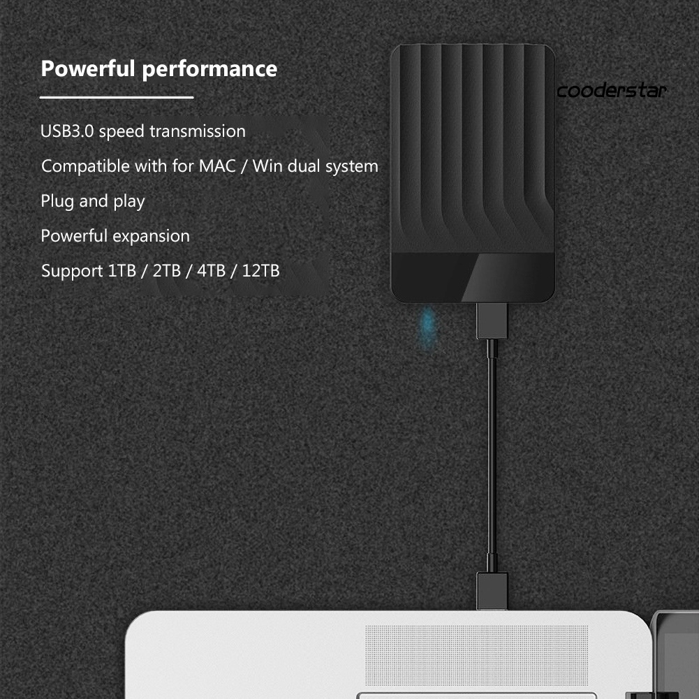 COOD-st USB 3.0 2.5inch SATA External Enclosure Silicone Protection Hard Drive Disk Box