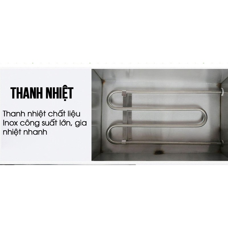 Bếp chiên, rán, nhúng khoai tây, gà rán, thực phẩm công nghiệp 25L NEWSUN - Hàng chính hãng