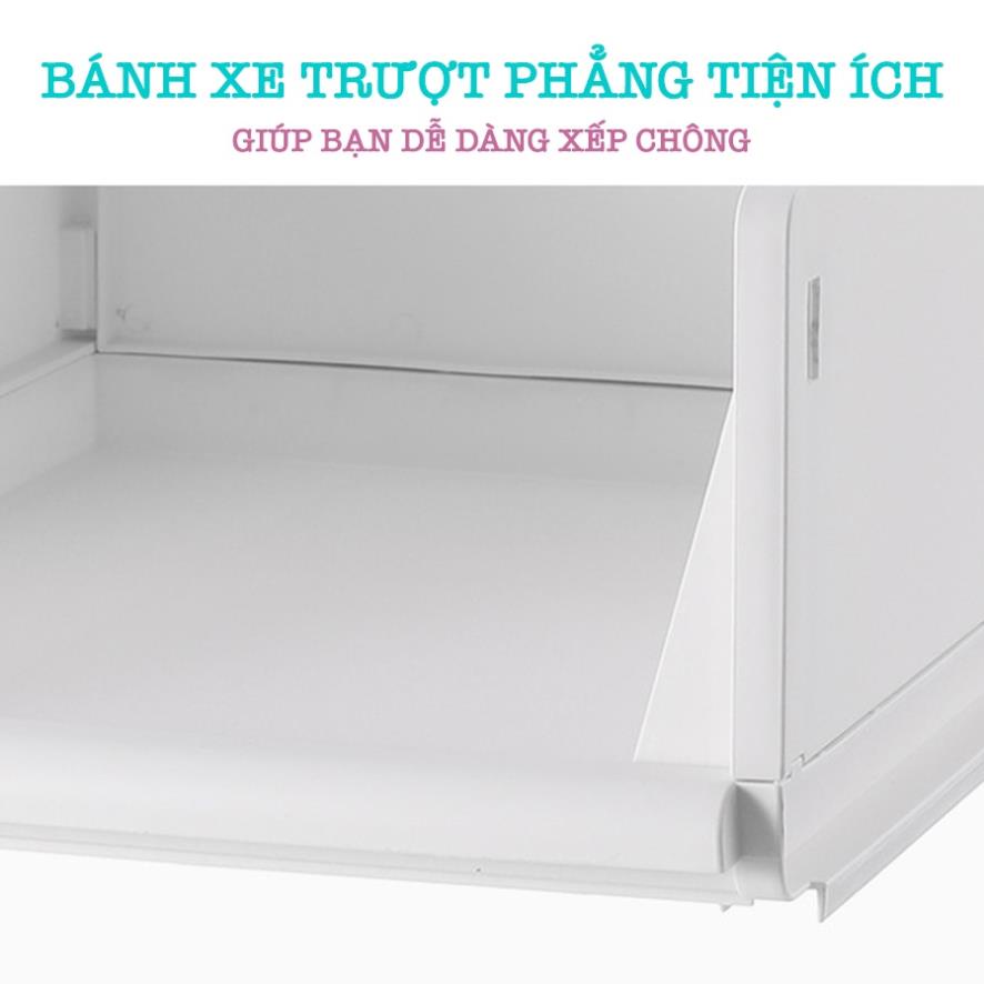 Kệ Gấp Gọn Chia Ngăn Tủ Quần Áo  Có Thể Xếp Chồng,Kéo Ra Nhiều Tầng Cao Cấp Q005 [Rẻ]