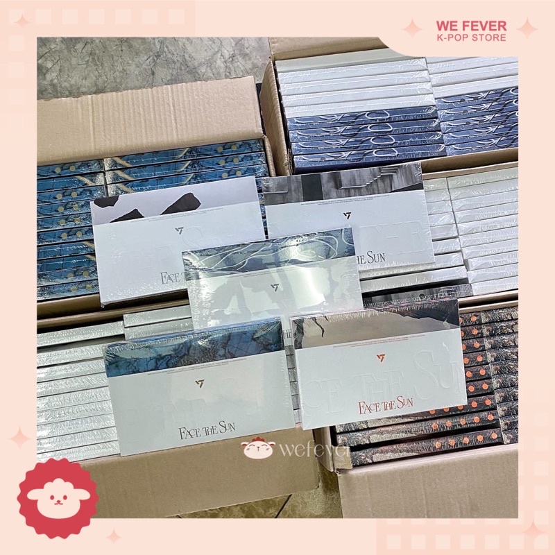 Bộ hộp giấy sưu tầm Face The Sun | Seventeen | Hàng chính hãng, có sẵn