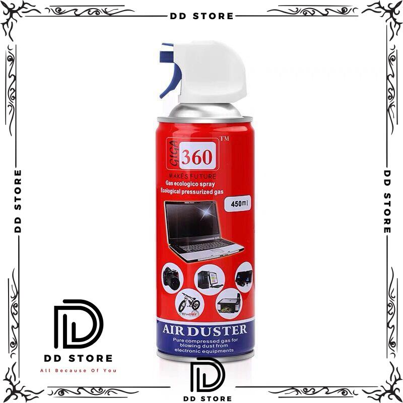 Bình Xịt Nén Khí Air Duster vệ sinh siêu sạch bàn phím, laptop ,điện thoại, đồng hồ - DD STORE