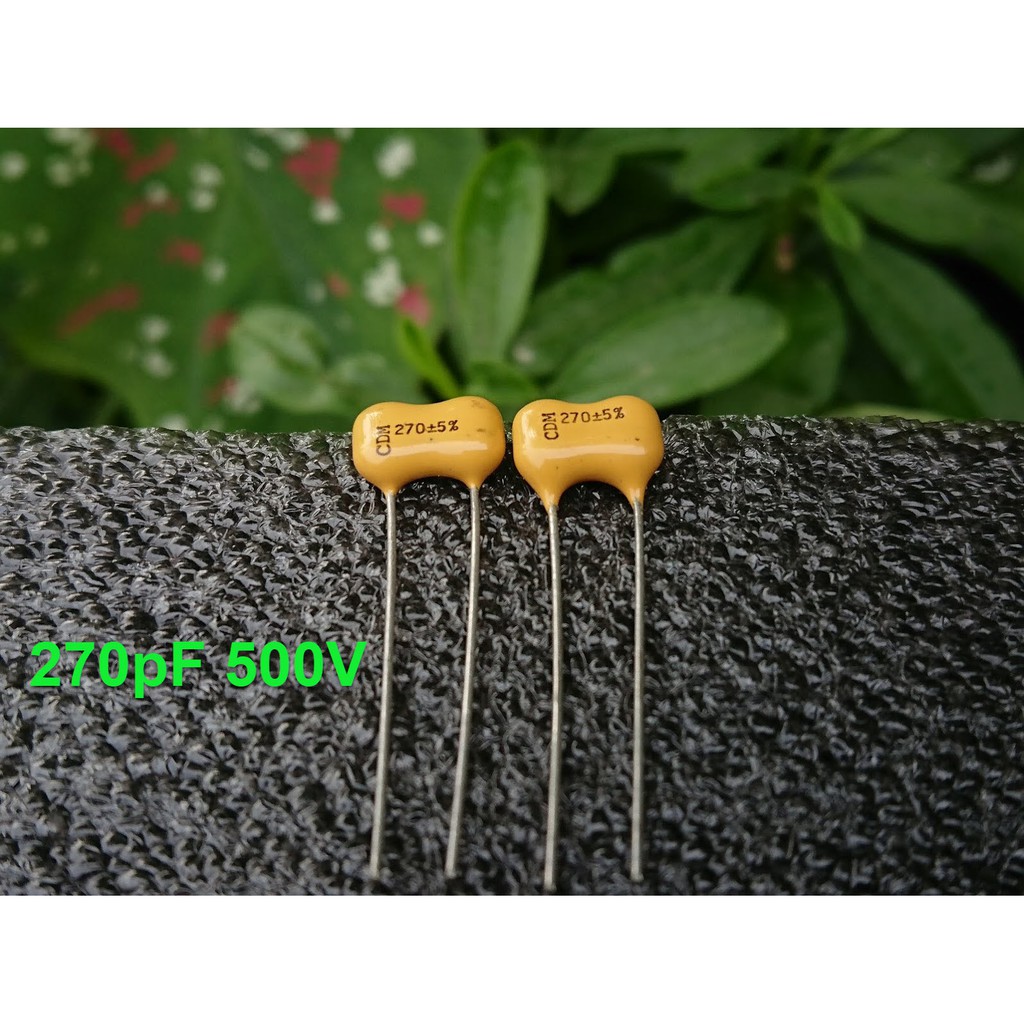 270pF 500V 5% Tụ điện Silver Mica CDM (5.9mm)