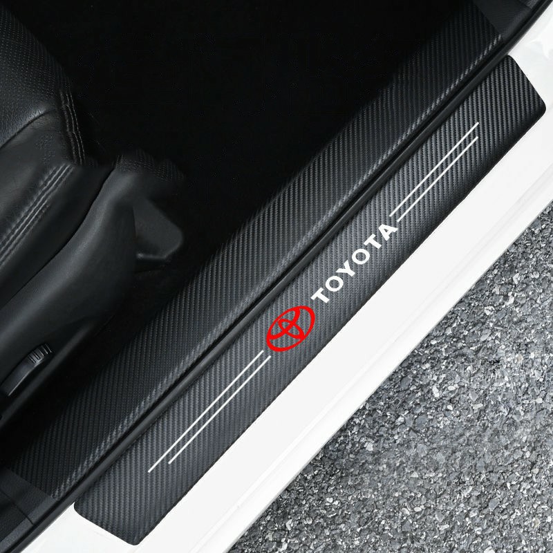 Dải Dán Bảo Vệ Cửa Xe Hơi Chống Trầy Xước Họa Tiết Sợi carbon
