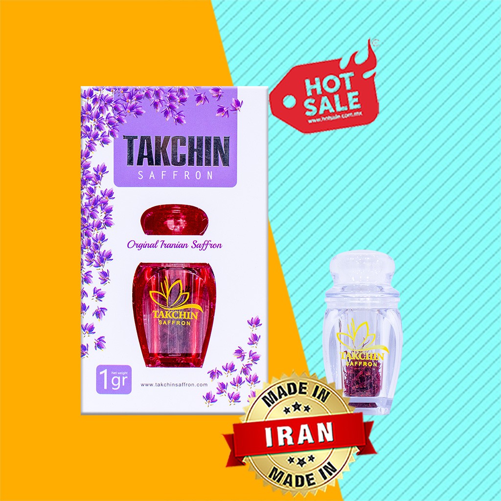 Saffaron Takchin - nhụy hoa nghệ tây - Chính Hãng Iran trọng lượng 1g