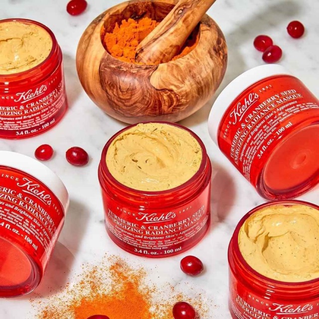 Mặt Nạ Kiehls Nghệ Việt Quất  - Kiehls Turmeric &amp; Cranberry Seed Energizing Radiance Masque - Mask Nghệ Kiehls