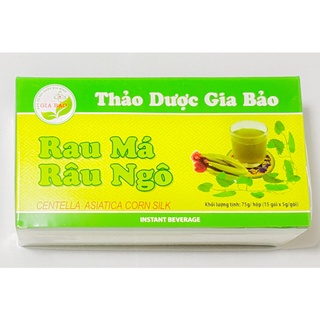 Rau má hòa tan ( dạng tinh ) mát gan giải độc ( 15 túi / 75g )