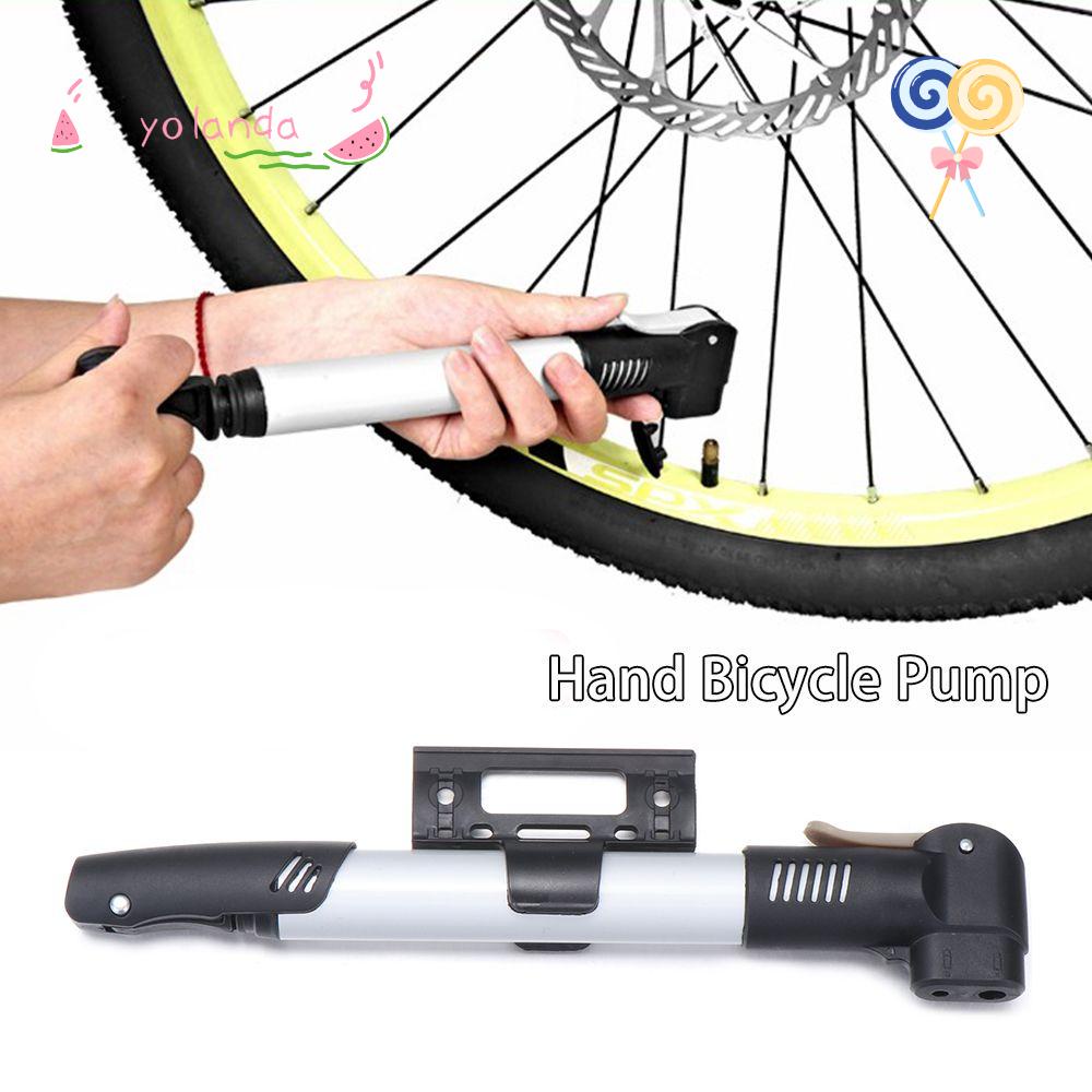 Máy Bơm Hơi Bánh Xe Cầm Tay Thiết Kế Nhỏ Gọn Kèm Giá Đỡ Tiện Dụng Cho Xe Đạp