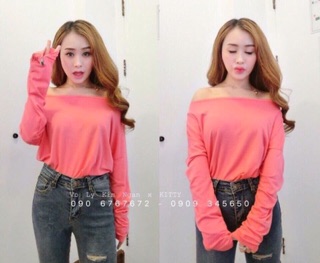 ÁO LỆCH VAI TAY DÀI 