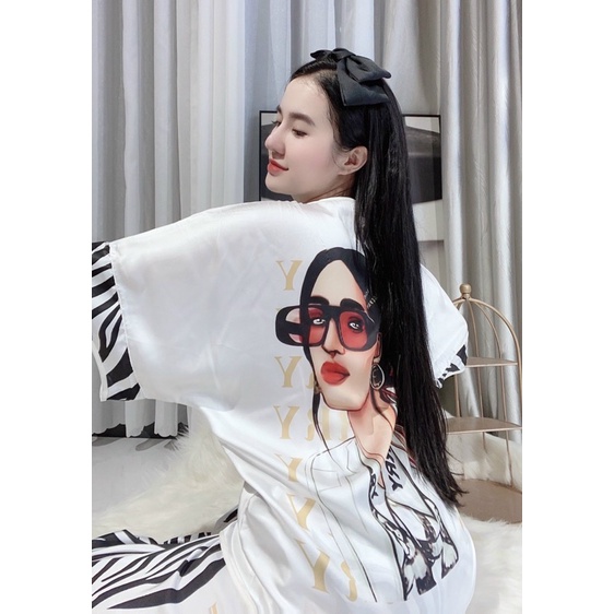 Bộ lụa  latin, satin gấu ( có túi quần) | BigBuy360 - bigbuy360.vn