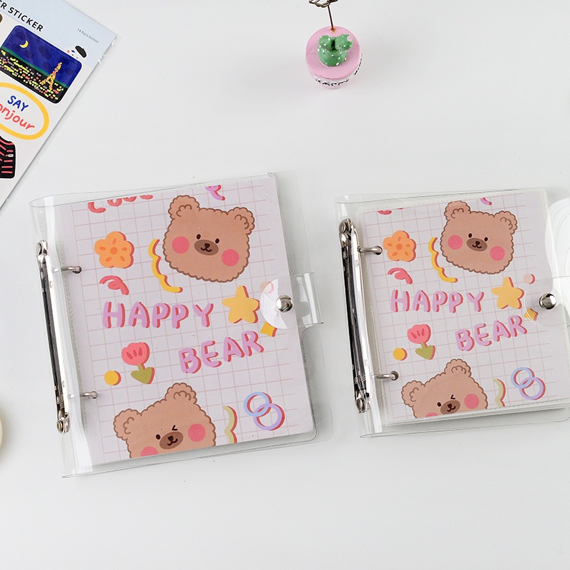 Album đựng ảnh 6x9, 7x10, 9x13, 10x15 bìa dẻo gấu Happy Bear