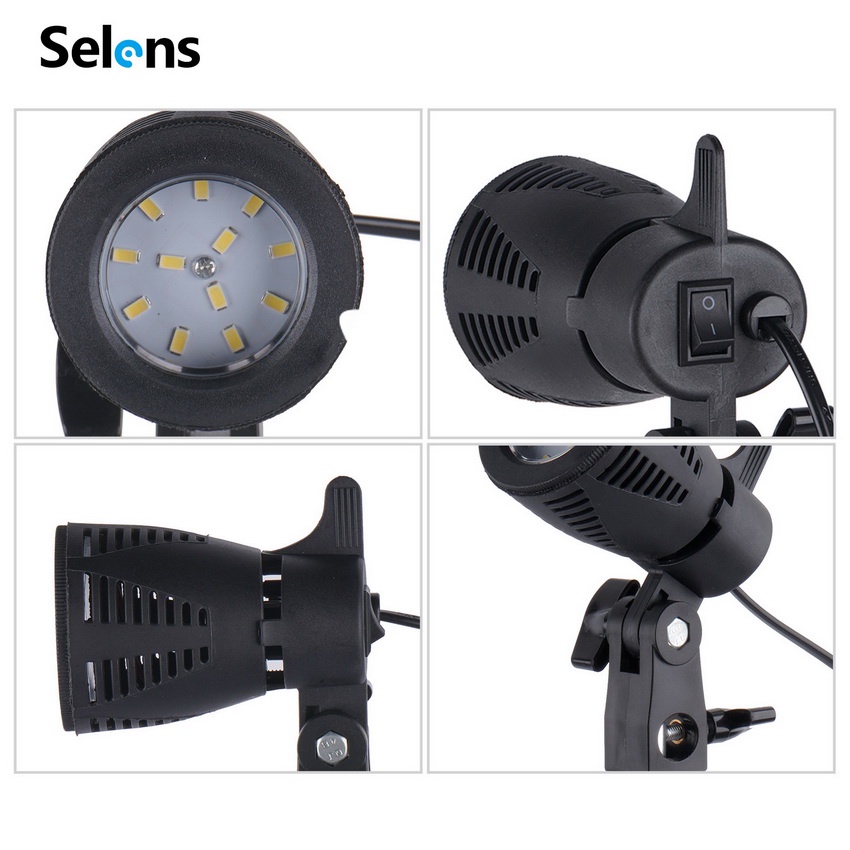 Đèn chiếu sáng LED SELENS 5600K 6W chụp ảnh trang sức chuyên nghiệp