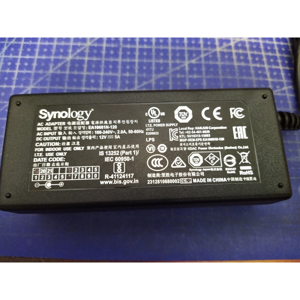 Adaptor 12V/5A/60W Xịn bóc từ Nas Synology