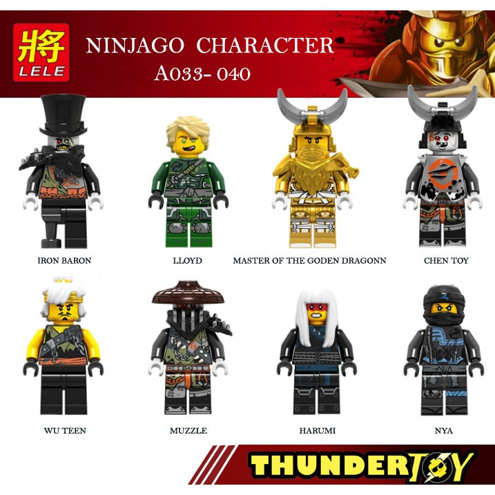 Minifigure các nhân vật Ninjago