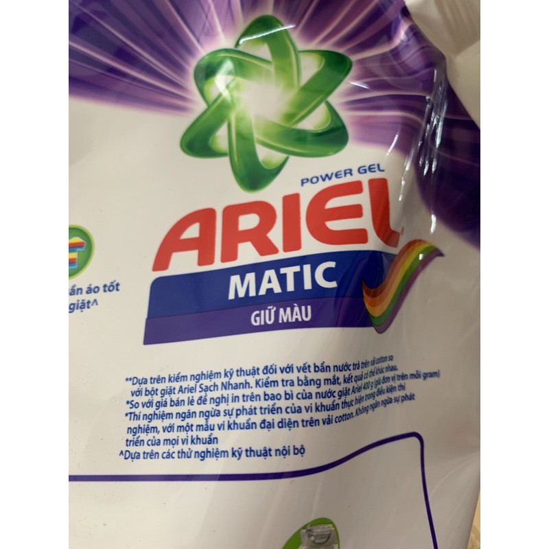 Nước Giặt Ariel Giữ Mầu Túi 3,2kg (mầu tím)