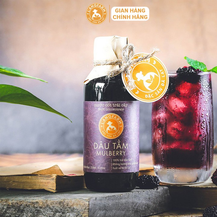 Nước cốt dâu tằm L'angfarm chai 250ml Được chế biến từ trái cây tươi ngon. | BigBuy360 - bigbuy360.vn