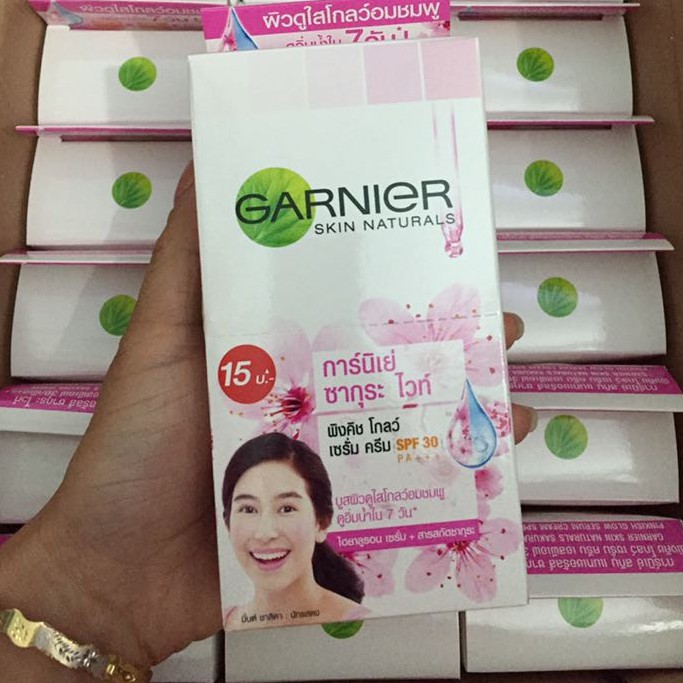 [Ảnh thật] hộp 6 tuýp dưỡng da chống nắng garnier thái lan