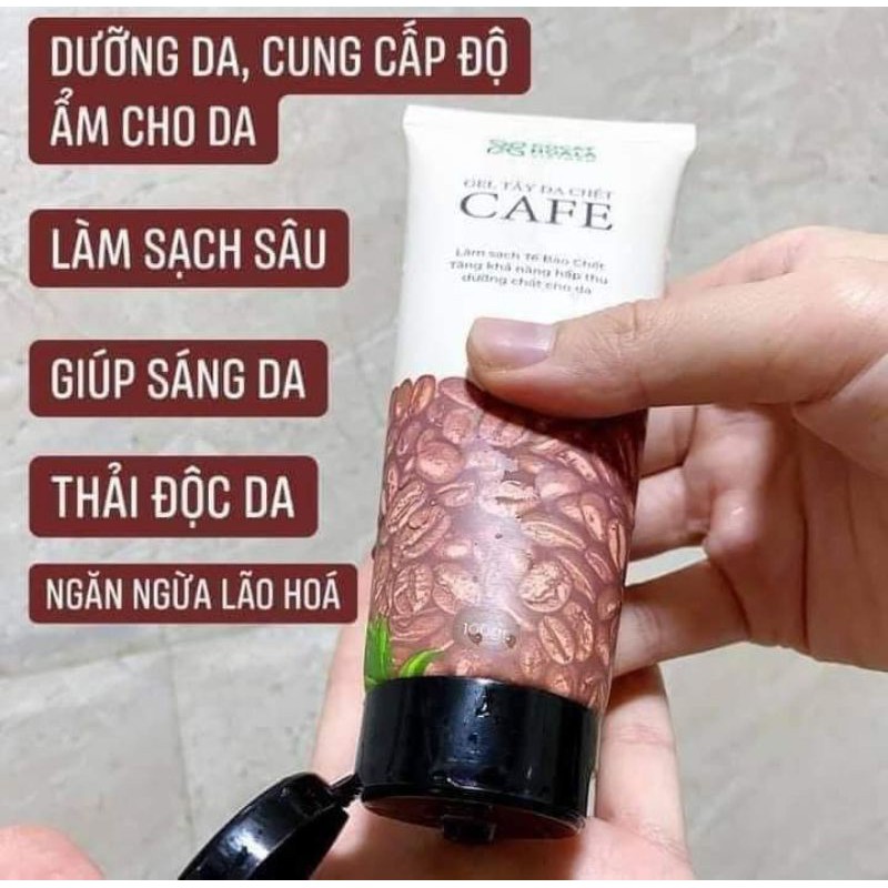 TẨY DA CHẾT CAFE