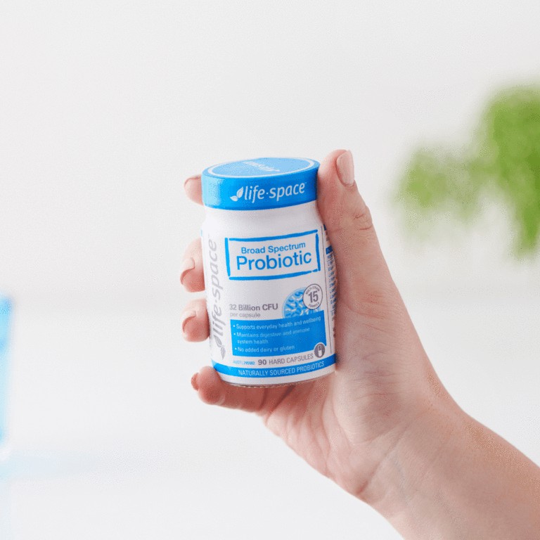 Viên uống men vi sinh dành cho người lớn Life space broad spectrum probiotic 60 viên của Úc