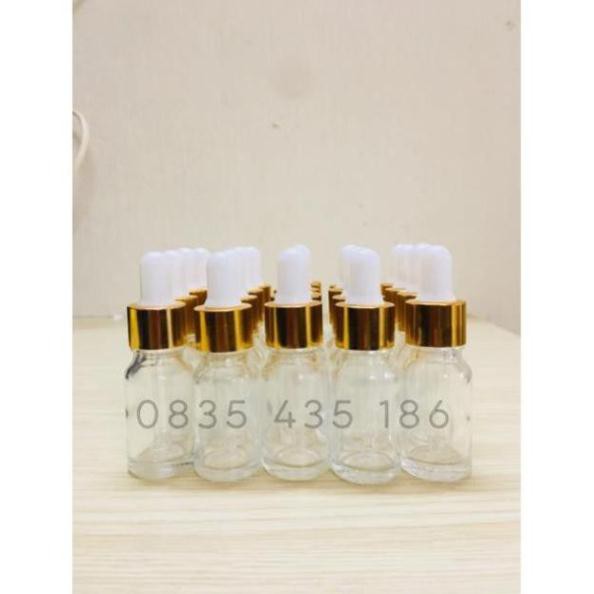 Chai thuỷ tinh nhỏ giọt 10ml-Chai serum 10cm-Lọ thuỷ tinh 10ml
