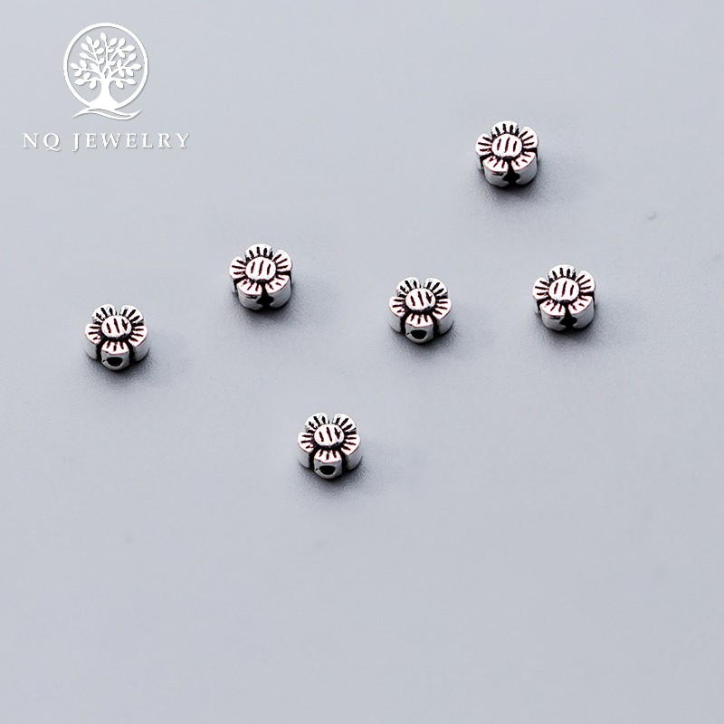 Charm bạc hình hoa mặt trời - NQ Jewelry