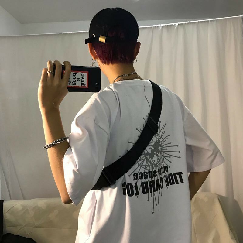 Áo Thun Tay Lỡ 100% Cotton Form Rộng Unisex Ulzzang