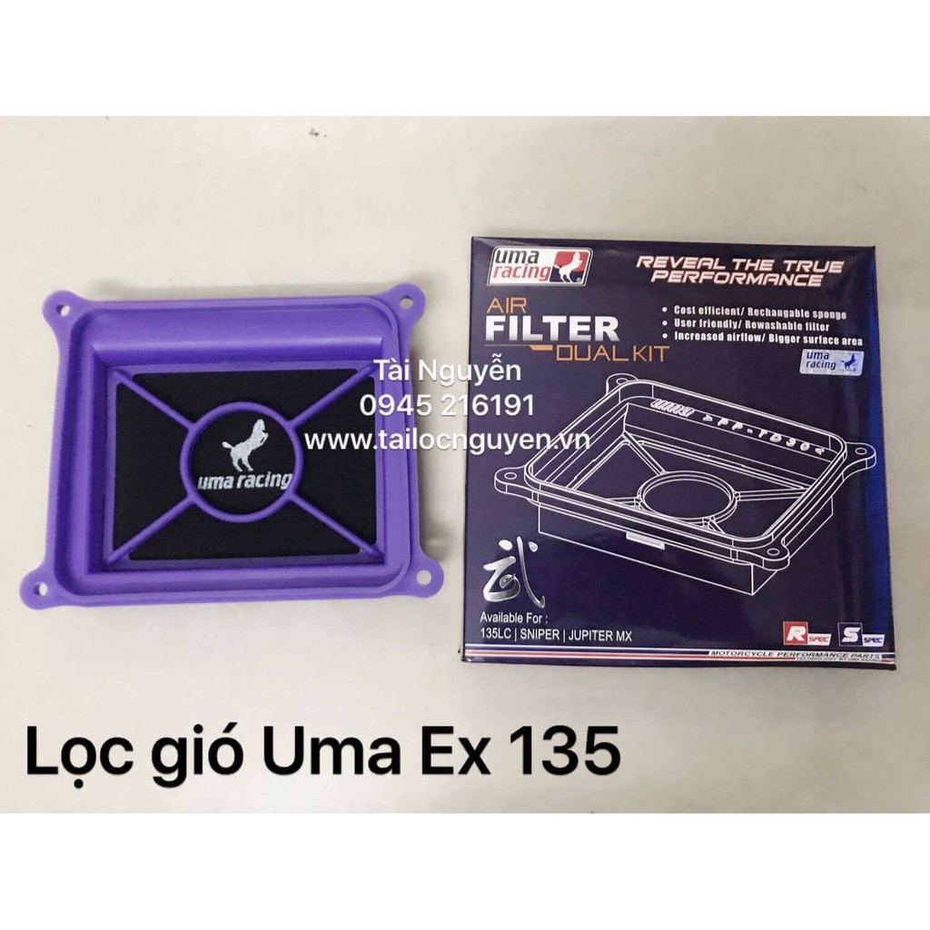 LỌC GIÓ UMA RACING CHÍNH HÃNG CHO EXCITER 135 -150