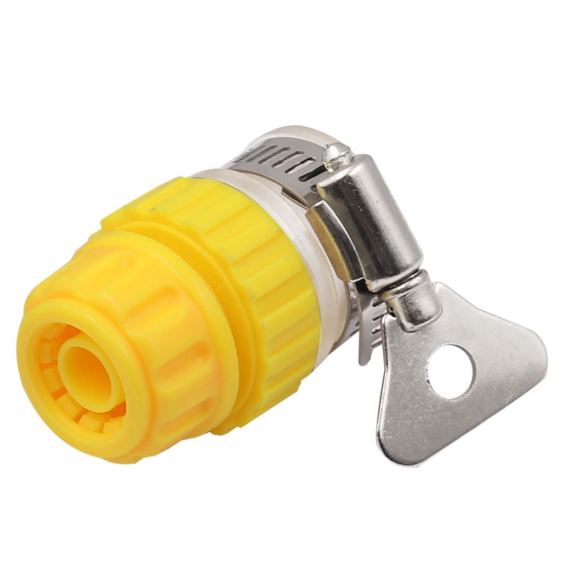 Đầu cút nối nhanh vòi hồ bằng cổ dê, ren trong 21, 27 Khớp nối nhanh vòi nước lionking xiết cổ dê KC118B