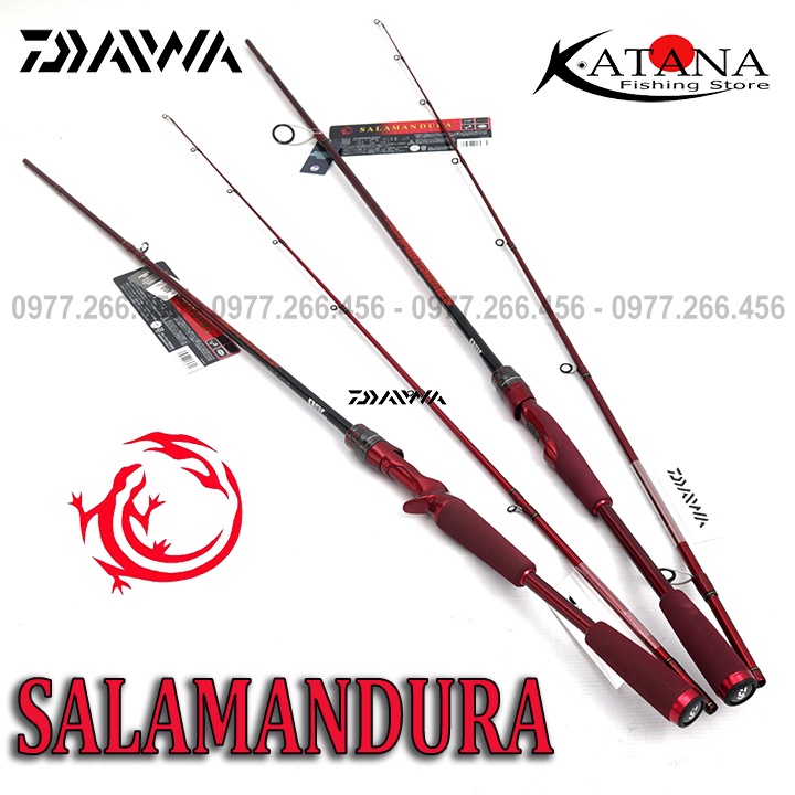 Cần Câu Lure Daiwa - SALAMANDURA - đằng cấp rồng đỏ