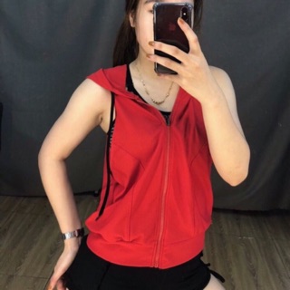 Áo tanktop lưới có khoá cao cấp mới