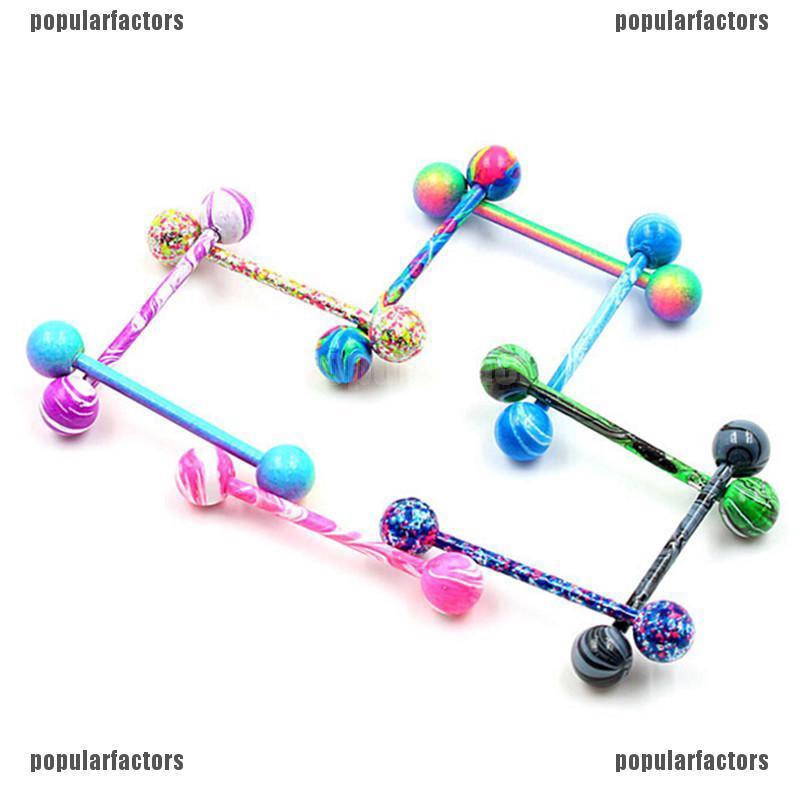 Bộ 10 Khuyên Xỏ Cơ Thể Bằng Thép Không Gỉ Cá Tính