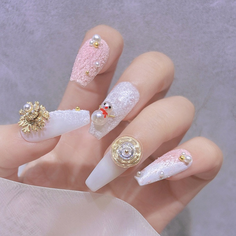 Set Đá Zircon 3D Dạng Xoay Dùng Trang Trí Móng Nghệ Thuật