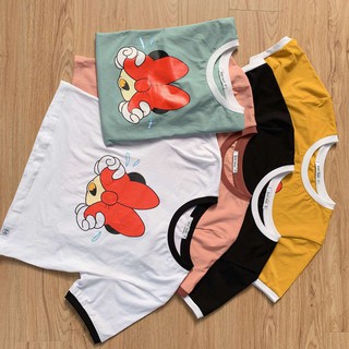 Áo croptop in chuột Mickey
