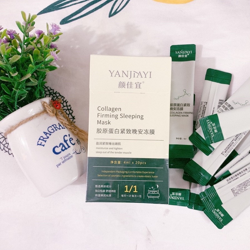 Mặt Nạ Ngủ Thạch Collagen Tươi Firming Sleeping Mask Trẻ Hoá Da
