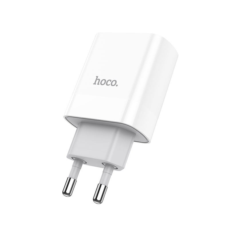 Củ sạc Hoco C80/C80A 2 cổng  sạc nhanh PD 20W/3A, Quick charger 3.0, tương thích với nhiêu thiết bị