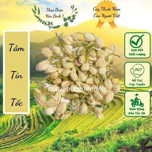 500 gr nụ hoa nhài khô thơm ngon hảo hạng.