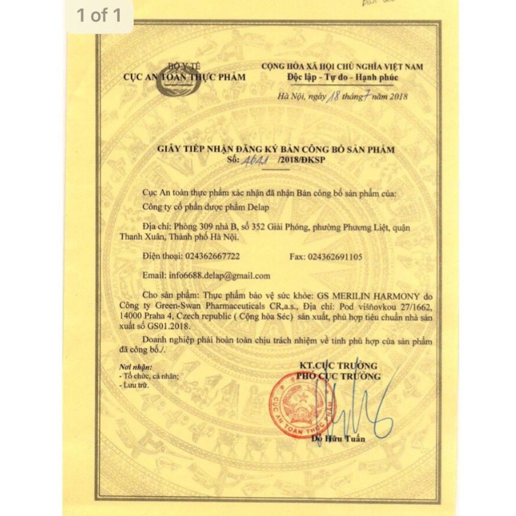 GS Merilin Harmony 30 viên Hỗ Trợ Sinh Phụ Nữ Tiền Mãn Kinh