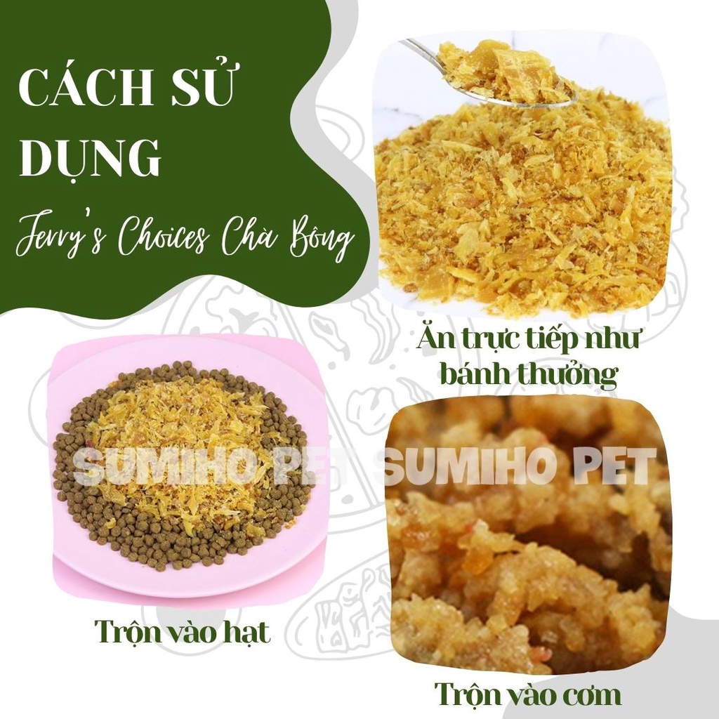 Chà bông gà cho chó mèo Captain