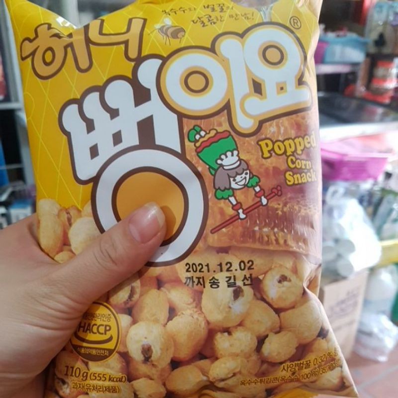 Bỏng Ngô Hàn Quốc vị mật ong 110gr