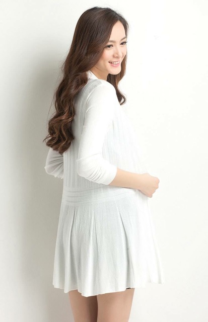 Áo choàng len ullzang cardigan áo khoác nhẹ len dệt kim dáng dài,trang phục đông cardigan  đồ len hàn quốc | BigBuy360 - bigbuy360.vn