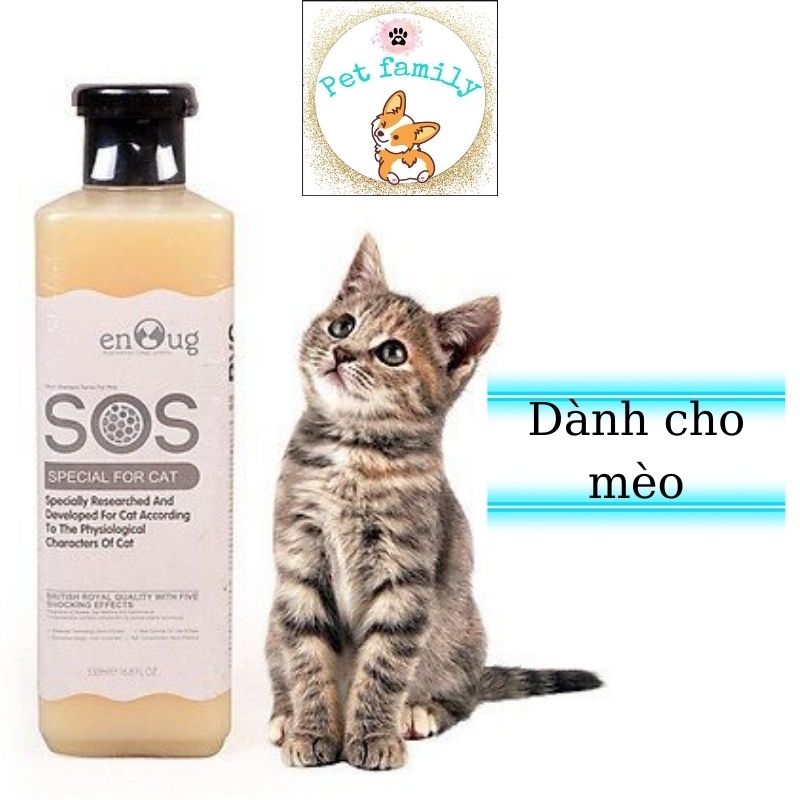 Sữa tắm cao cấp cho chó mèo - SOS - familypetshop.vn