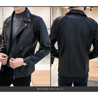Áo Da Nam Biker Jacket Cao Cấp-tman002